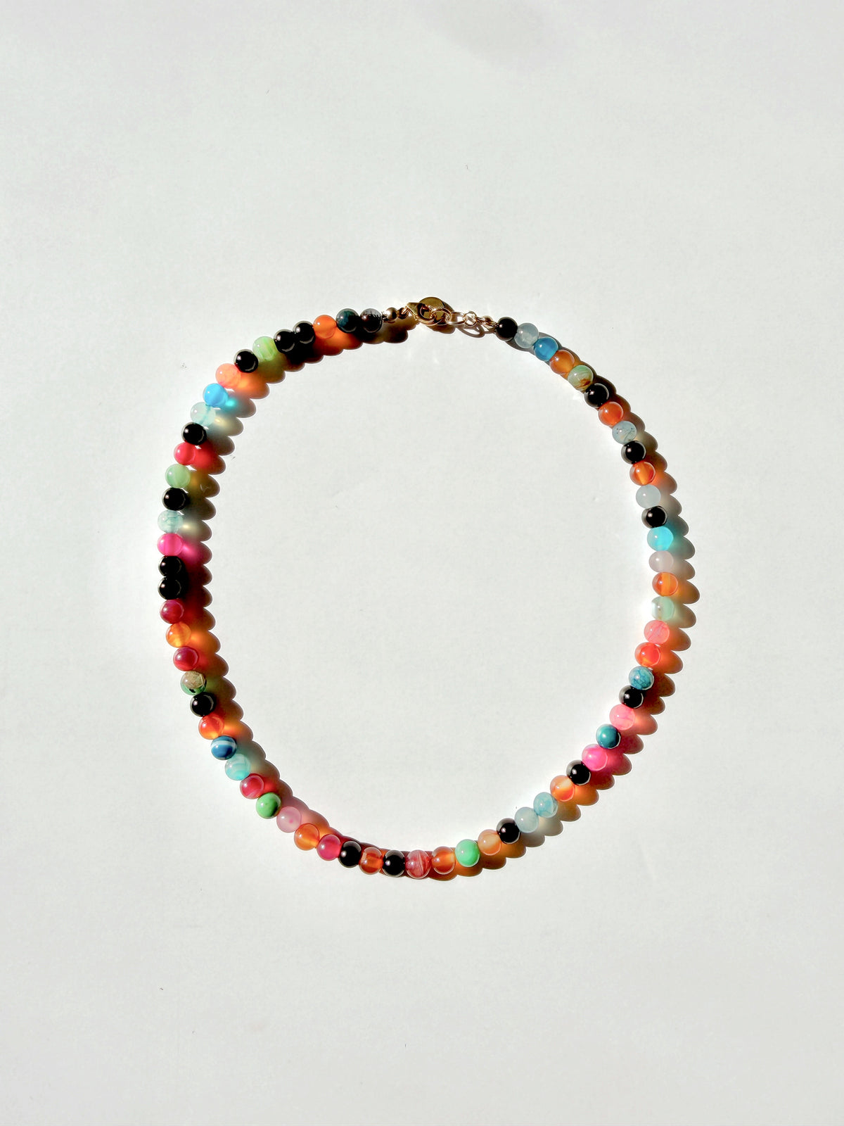 Bold Mixed Jade Beaded Necklace