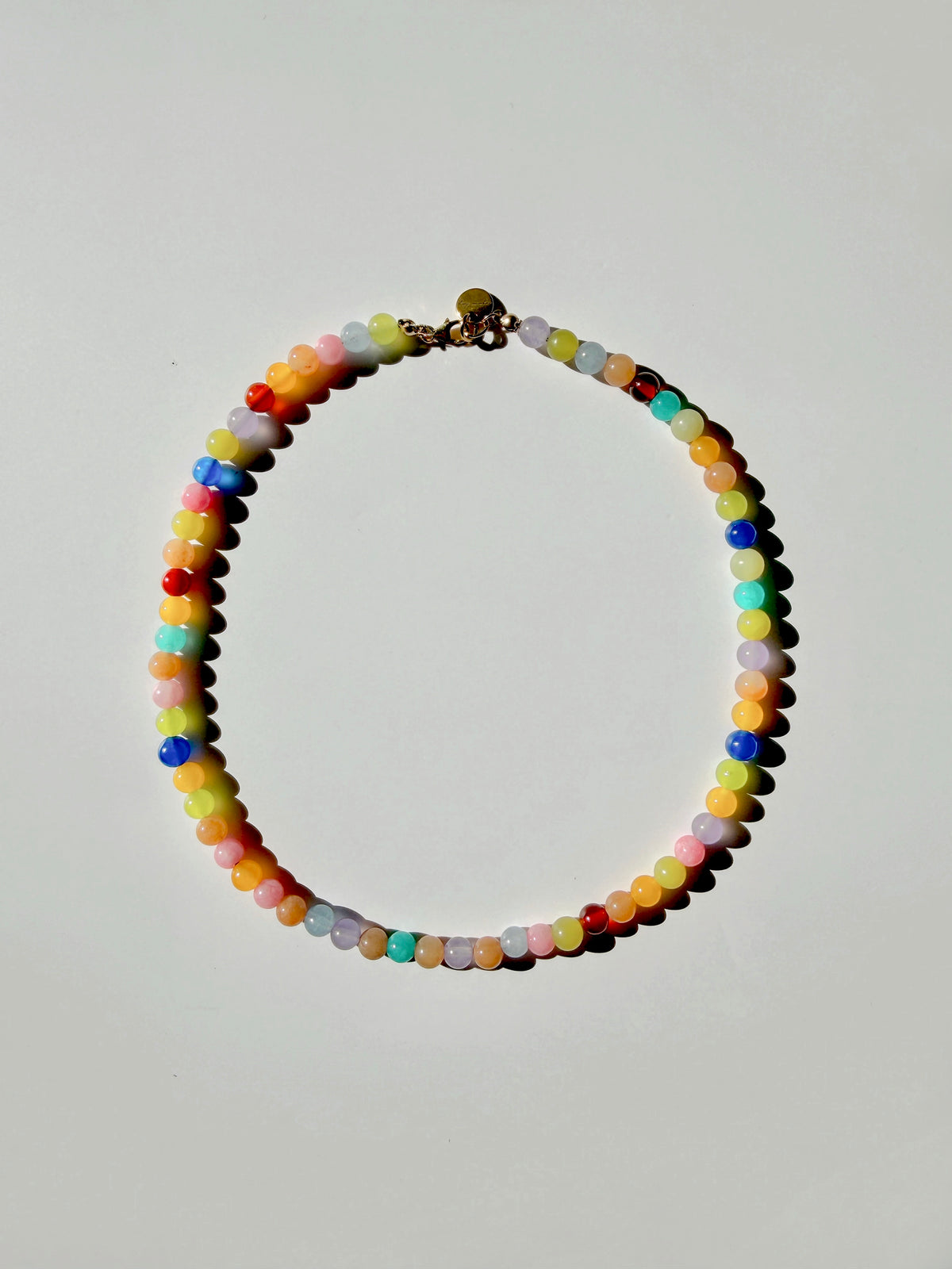 Bright Mixed Jade Necklace