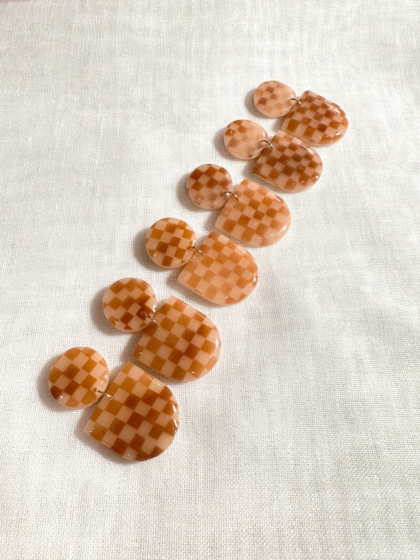 Fantasia Earrings in Faux Tortoise and Bone