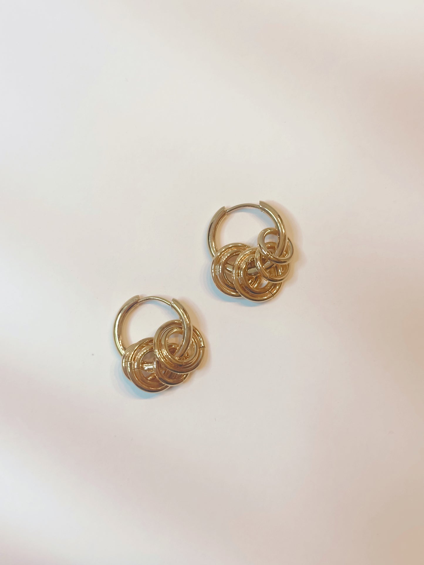 Interlocking Hoop Earrings