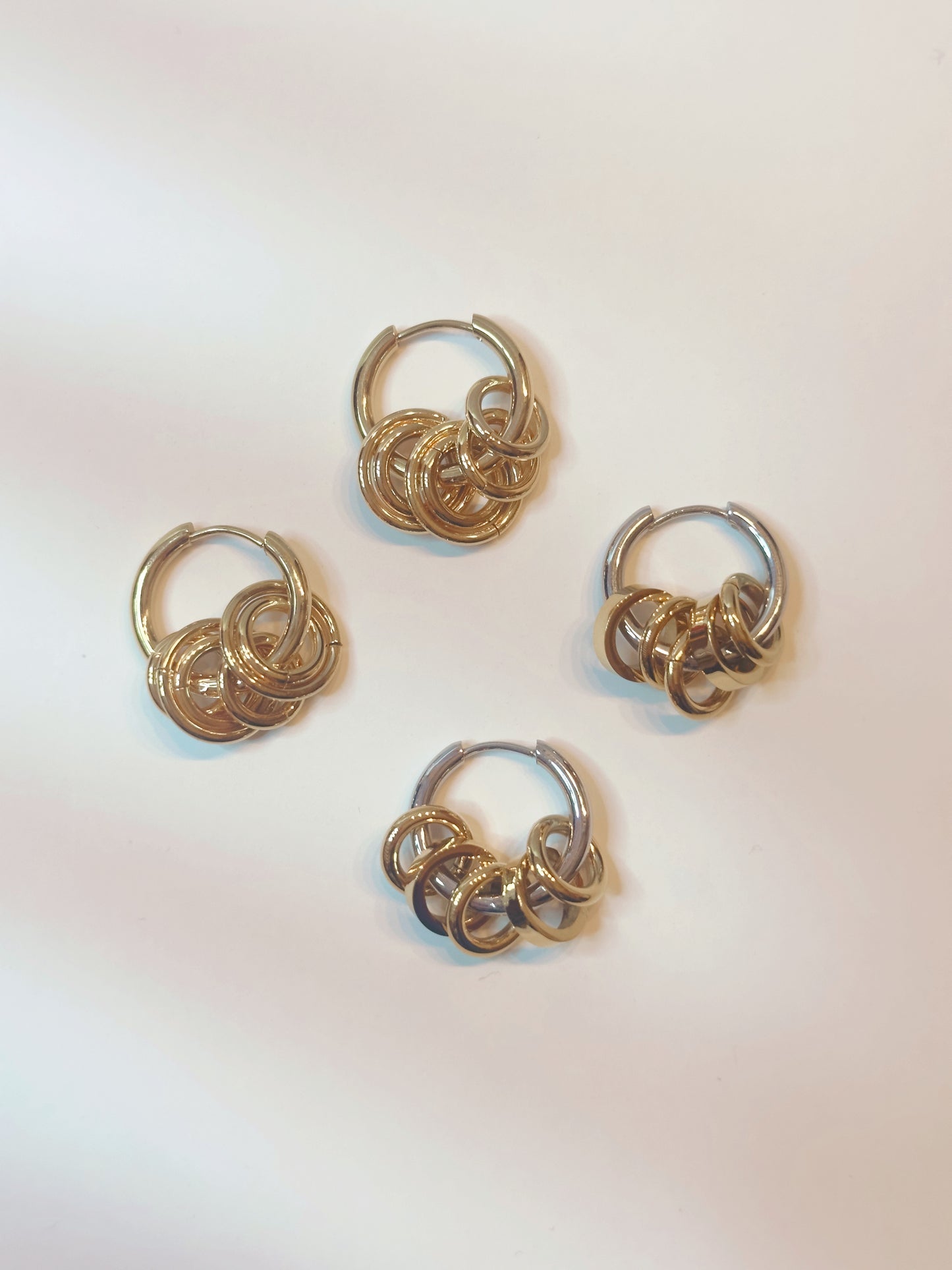 Interlocking Hoop Earrings