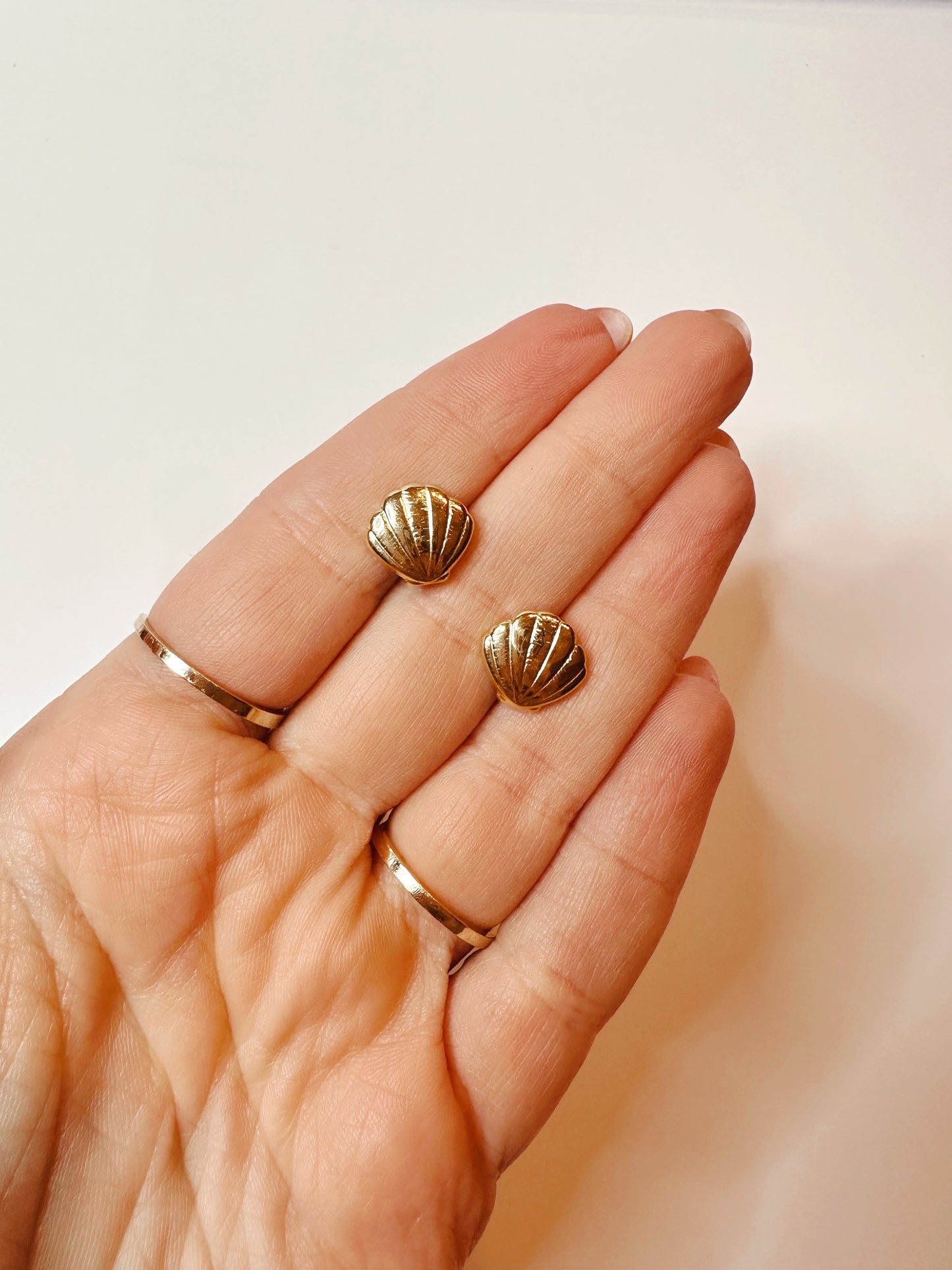 Shell Post Earrings
