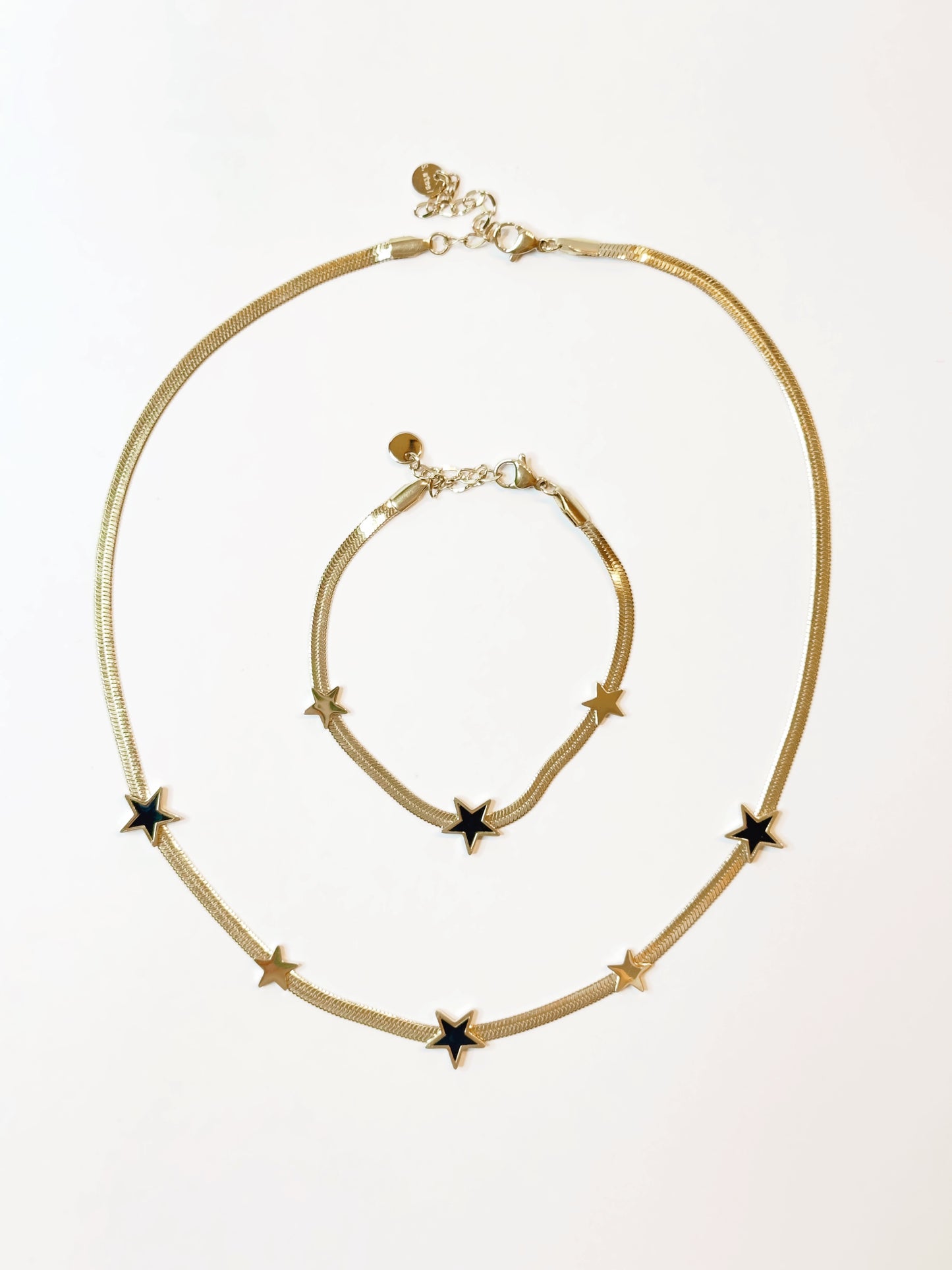 Star Necklace and Bracelet Set