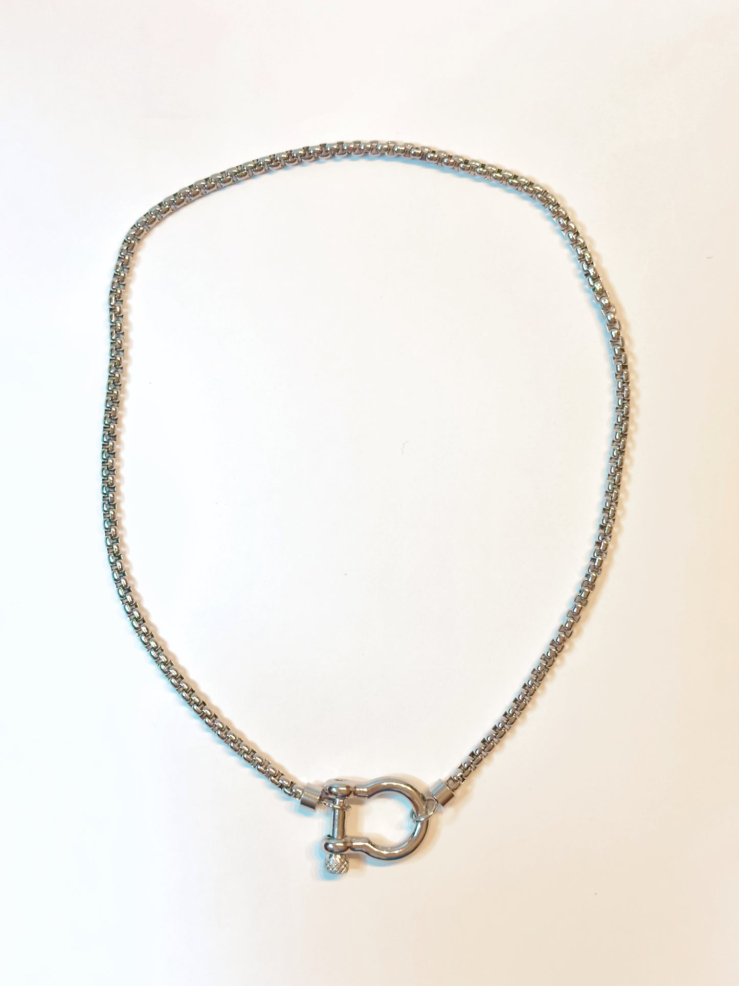 Screw Clasp Chain Necklace