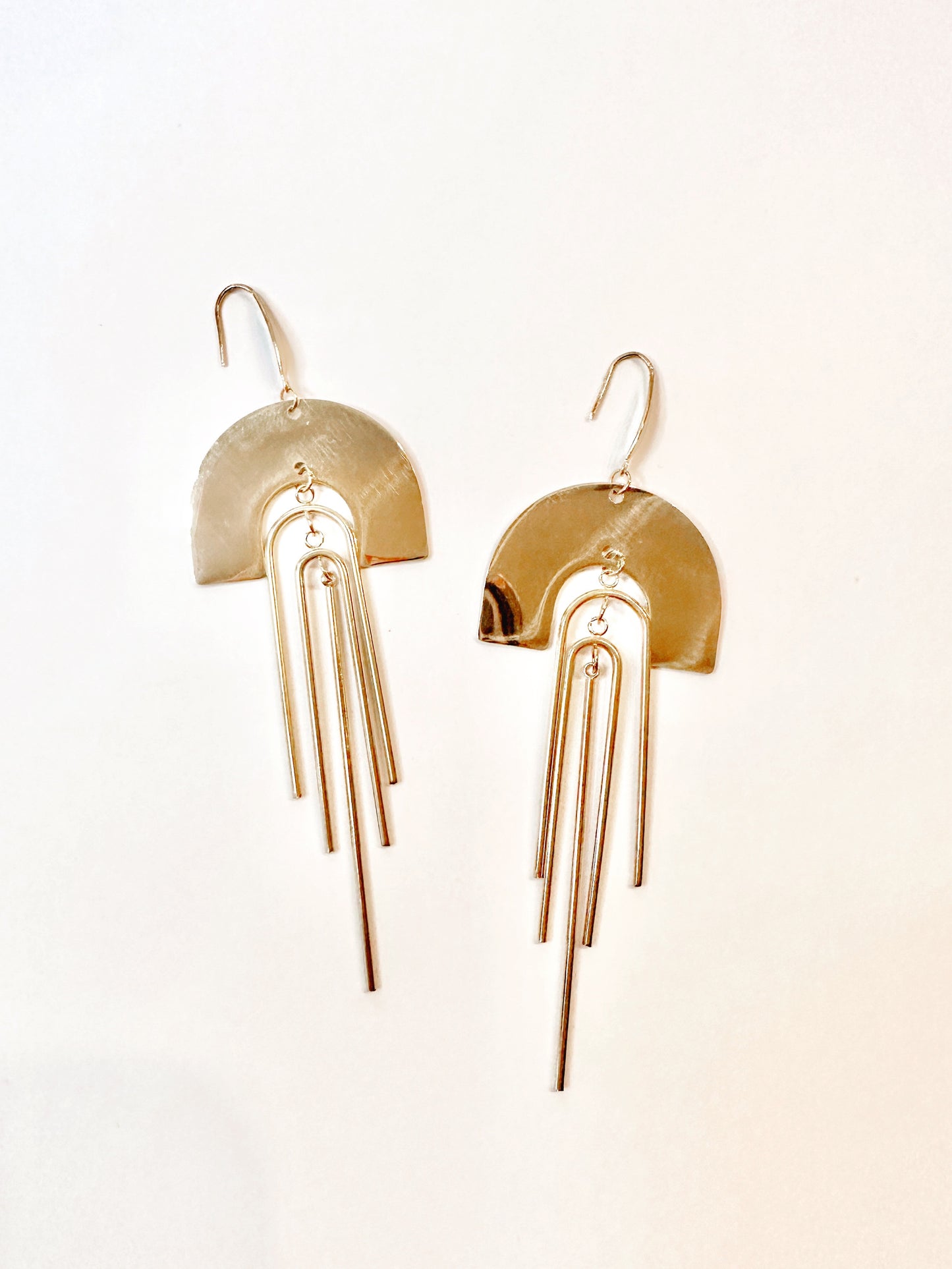 Geometric Dangle Earrings