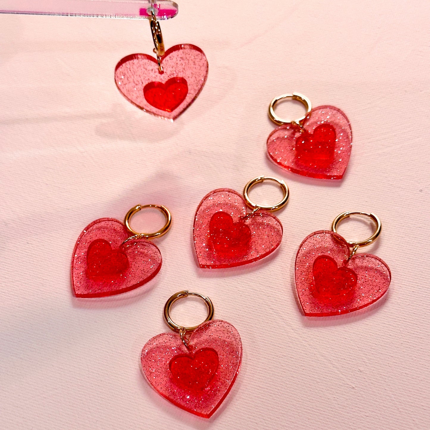 Jelly Double Heart Huggies