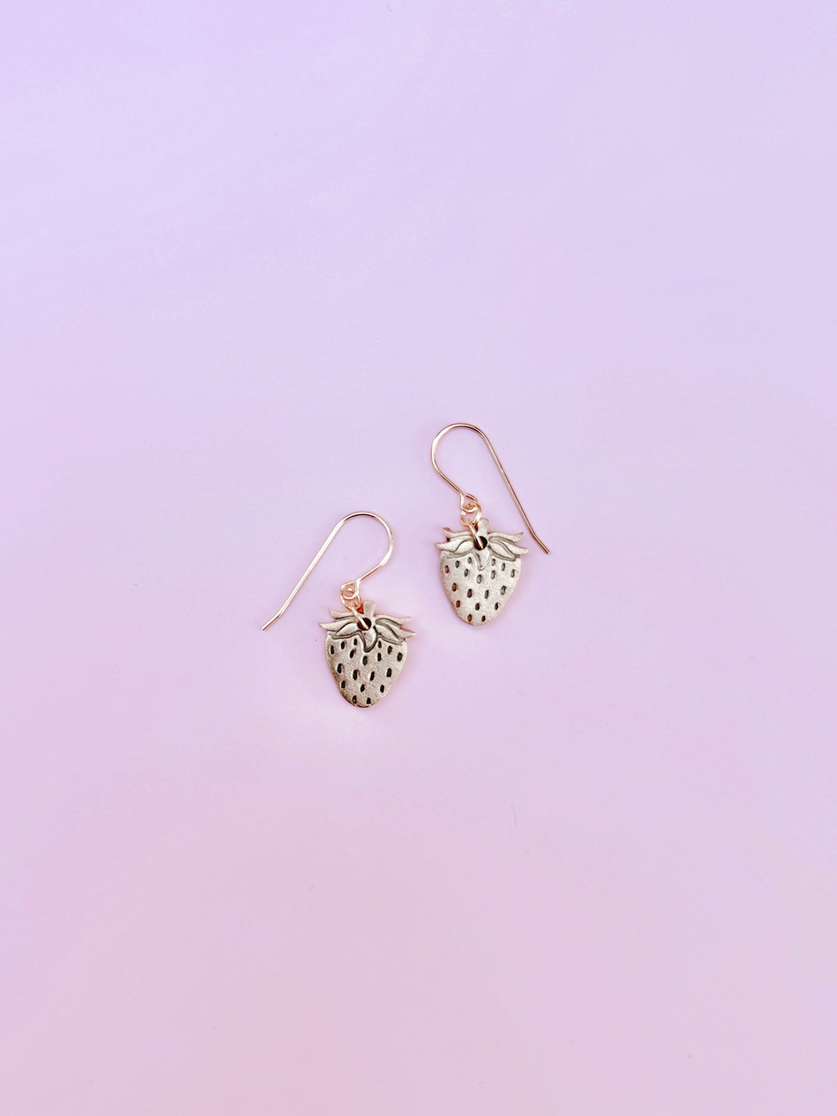 Bronze Strawberry Earrings