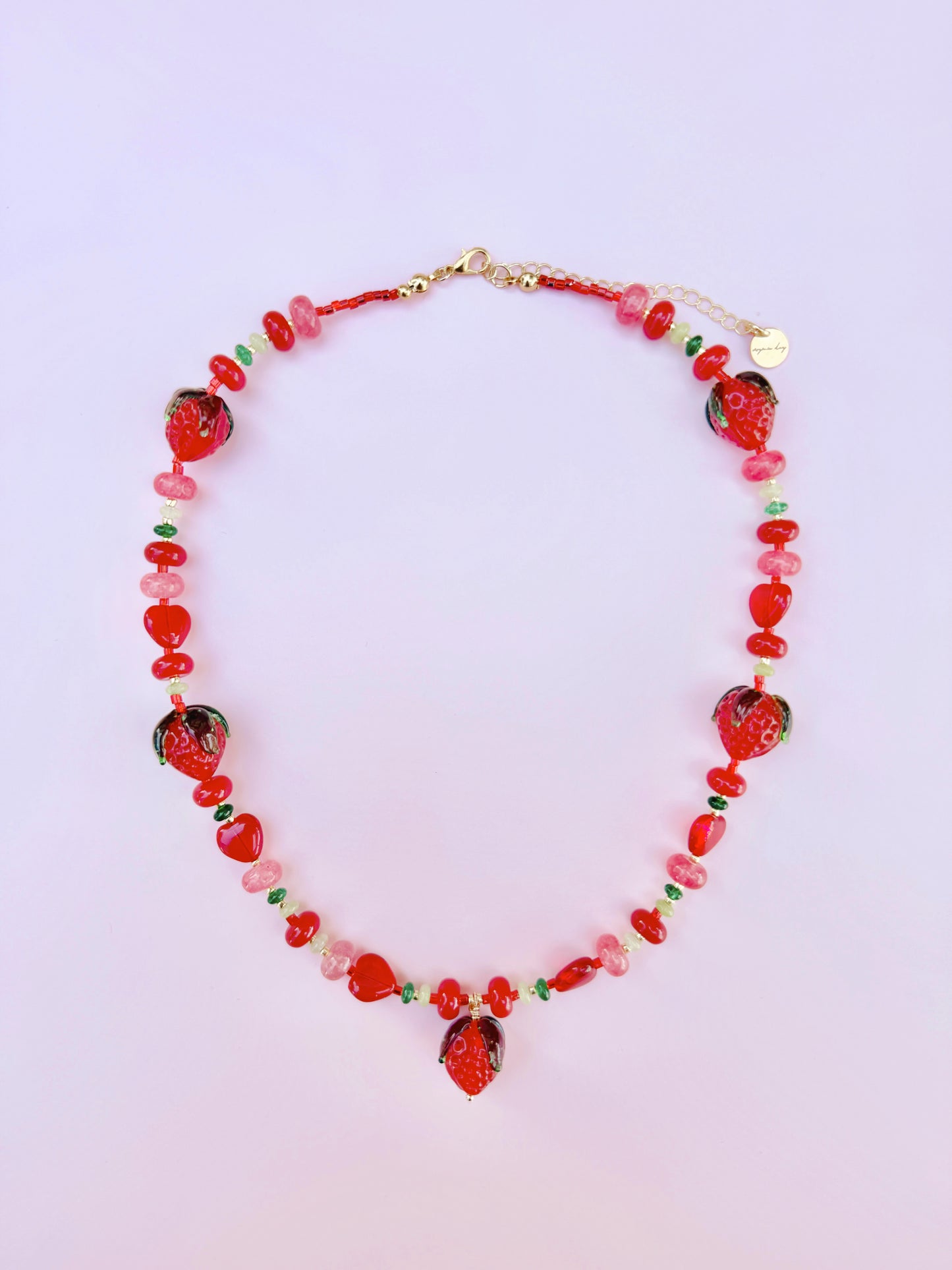Summer Strawberry Necklace