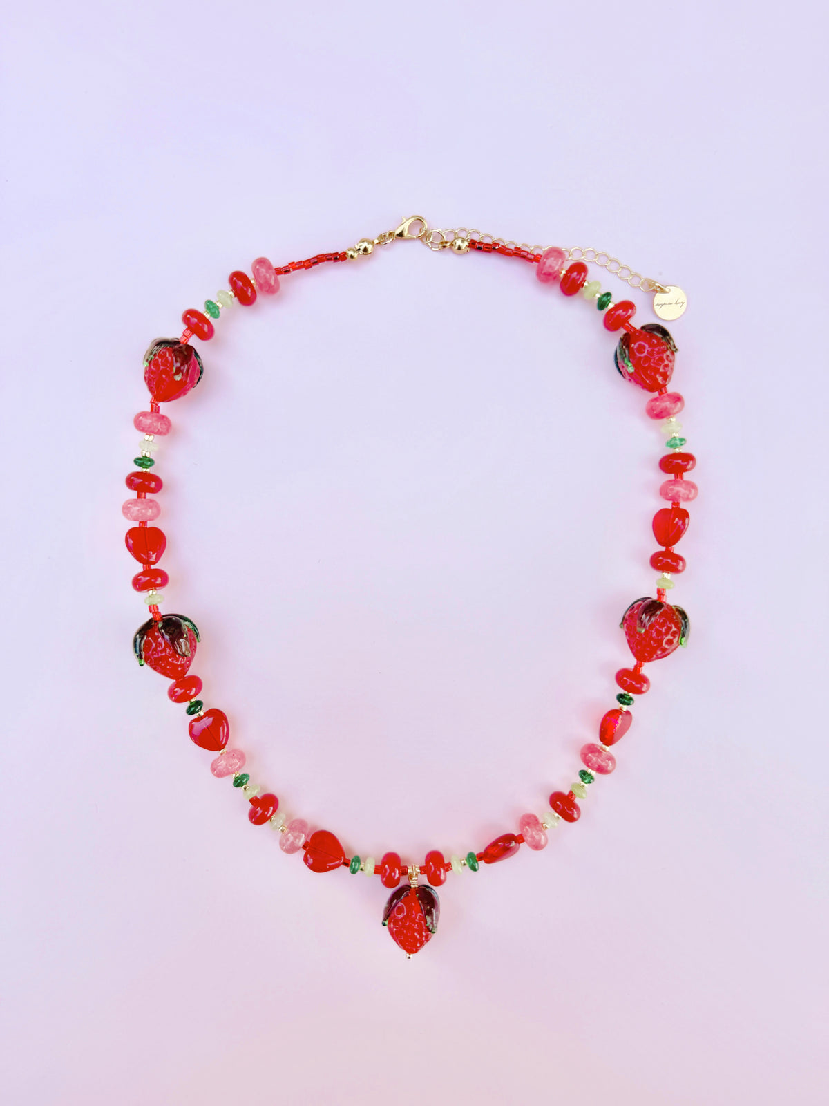 Summer Strawberry Necklace
