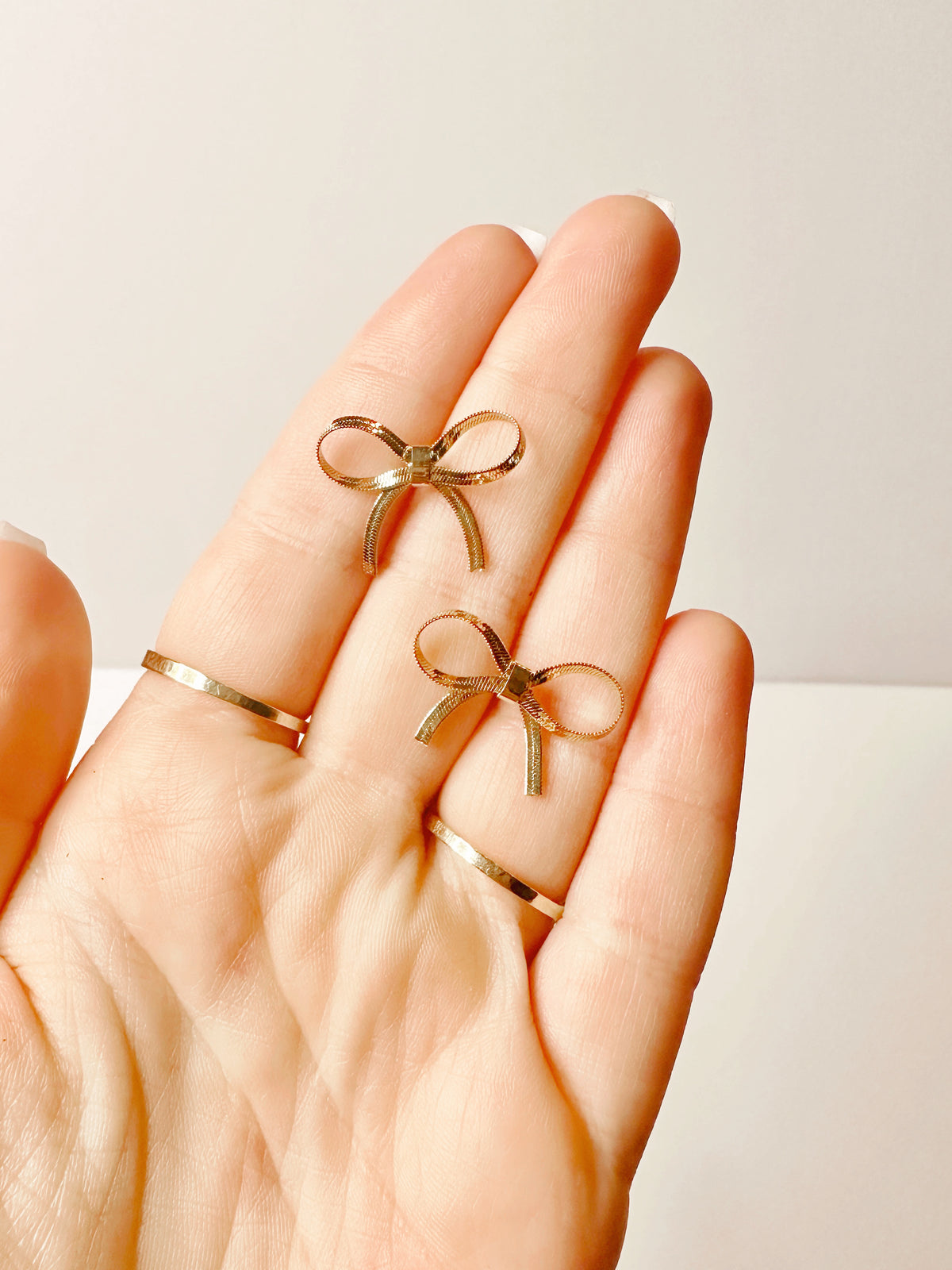 Tiny Bow Earrings