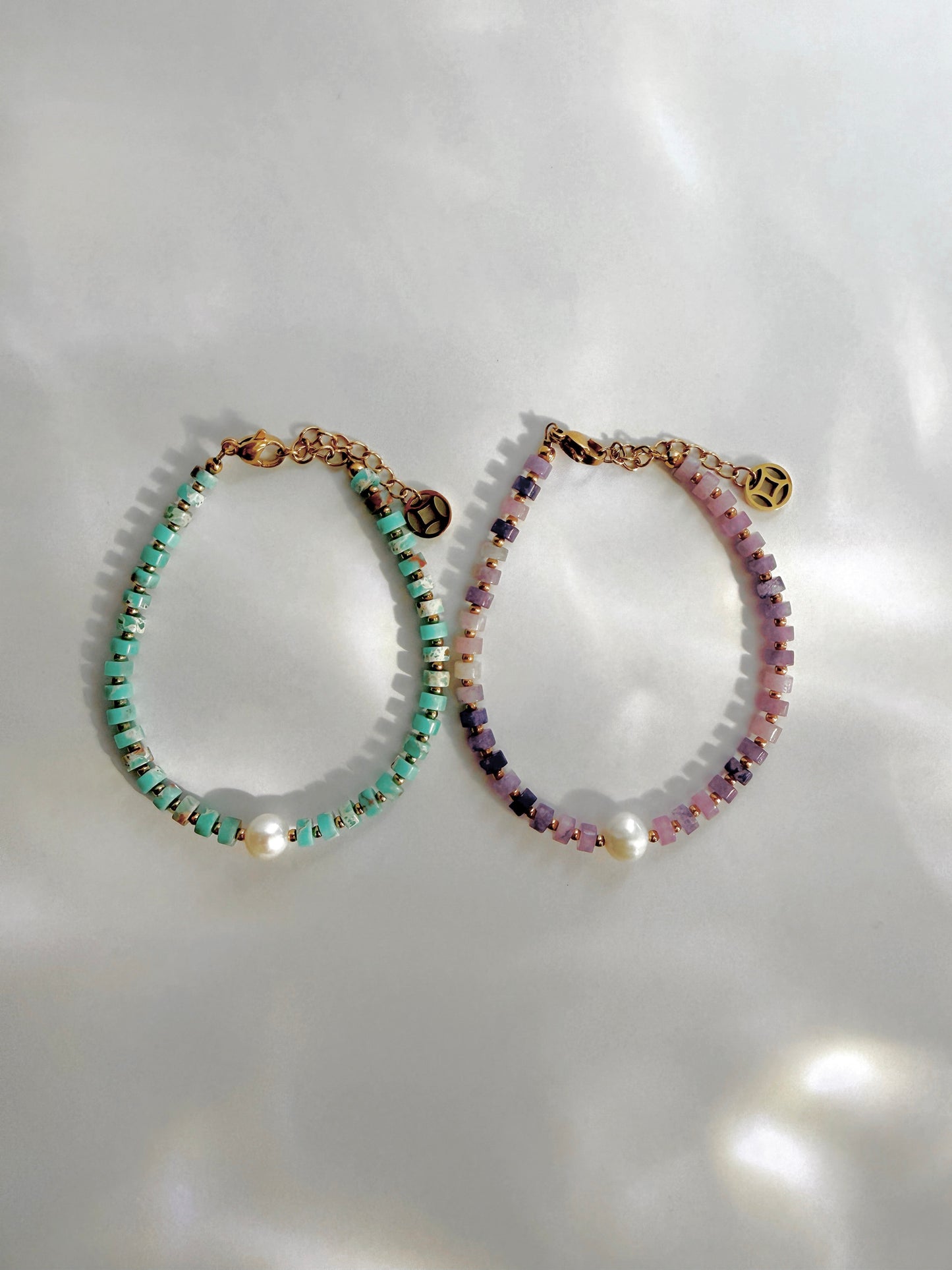 Stone + Pearl Everyday Bracelet