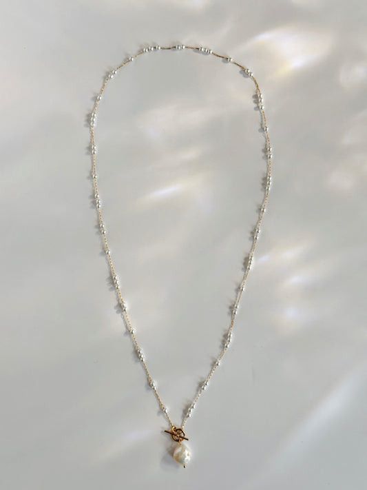 Freshwater Pearl Long Beaded Necklace