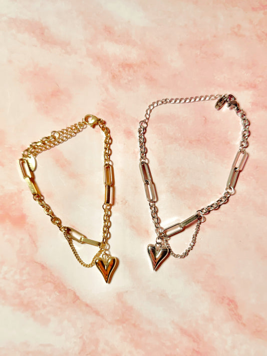 Chain of Hearts Bracelet