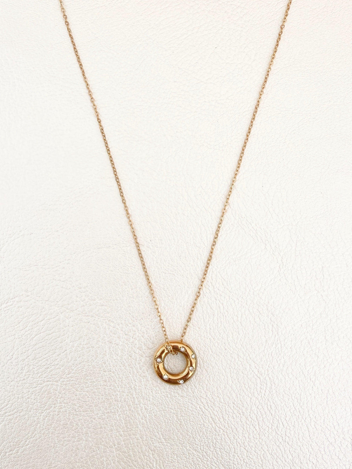 Donut Charm Necklace
