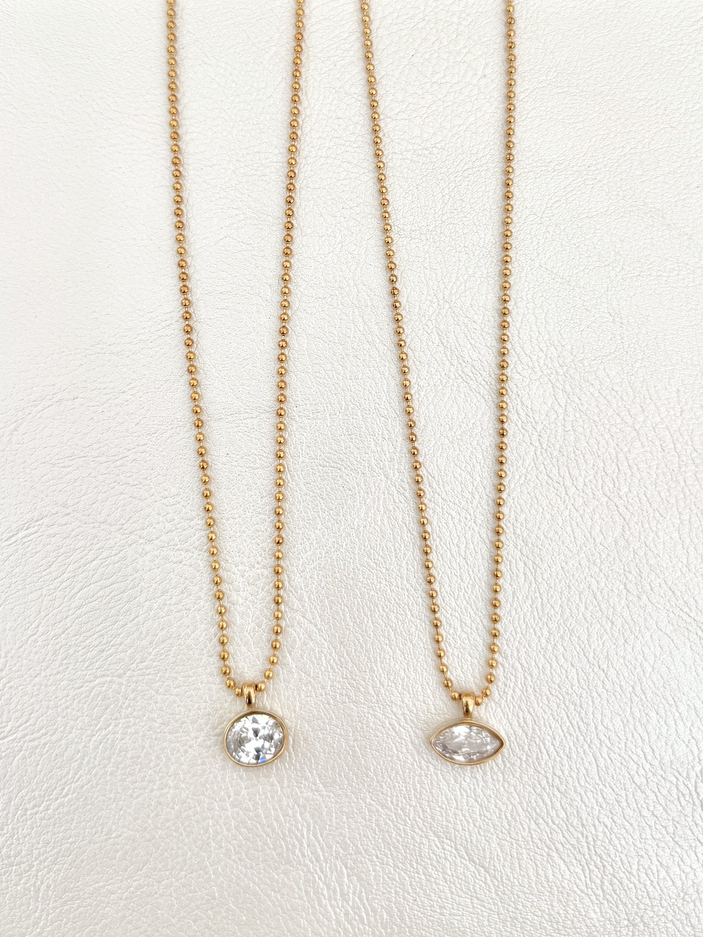 Bezel Necklace