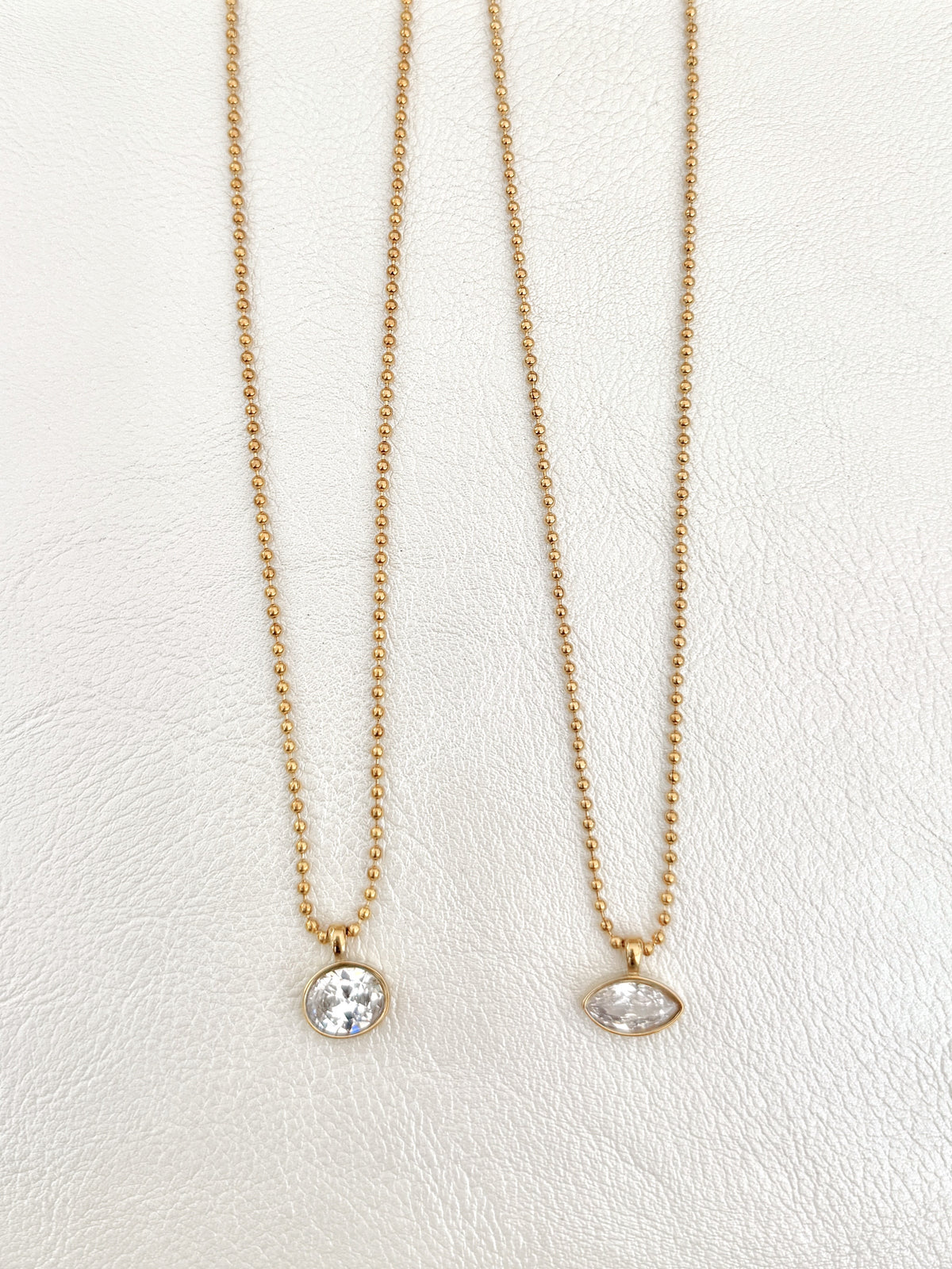 Bezel Necklace