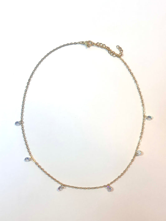 Crystal Drop Necklace