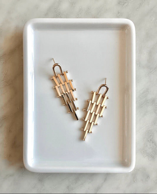 ARCHITECTURAL DROP EARRINGS